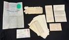 Lot of Letters Knights of Pythias and Civil War Pension