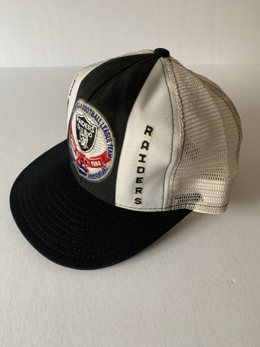 Vintage LA Raiders 1984 25TH Anniversary Snap Back Hat Very Rare - Picture 2 of 9
