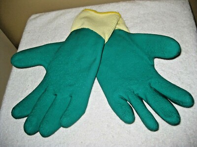 ATLAS Garden Work Gloves Multi-Purpose Green Coated Nylon Grip 1-pair XL