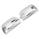 <!--F#f_0-->Door Mirror Cover Pair Chrome Mirror Cover Silver Side Door Rearview Mirror<!--F/-->