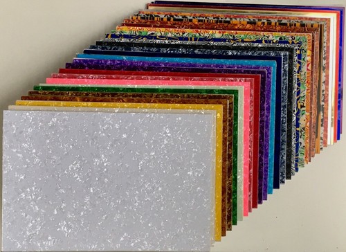Leer Schlagbrett Blatt Kratzbrett Material 44x29cm viele Farben 1 3 4-lagig - Bild 2 von 40