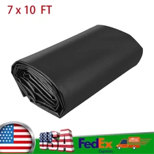 7X10 FT HDPE Pond Liners 20 Mil UV Resistant Preformed Fish Liner Easy Cutting
