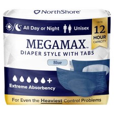 NorthShore MEGAMAX Blue - Adult Diaper Nappy