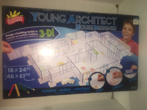 Scientific Explorer Young 3-D Architecture Home Design Model Building Kit - Picture 1 of 2