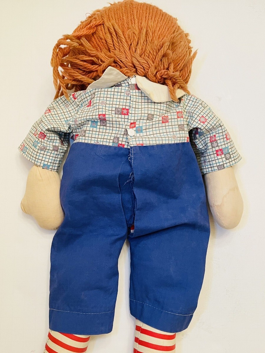 その他 RAGGEDY ANDY Dole Vintage Large Raggedy Ann And Andy Doll By Johnny Gruelle