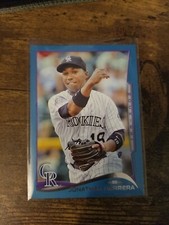 2014 Topps Wal-Mart Blue Border #152 Jonathan Herrera Colorado Rockies