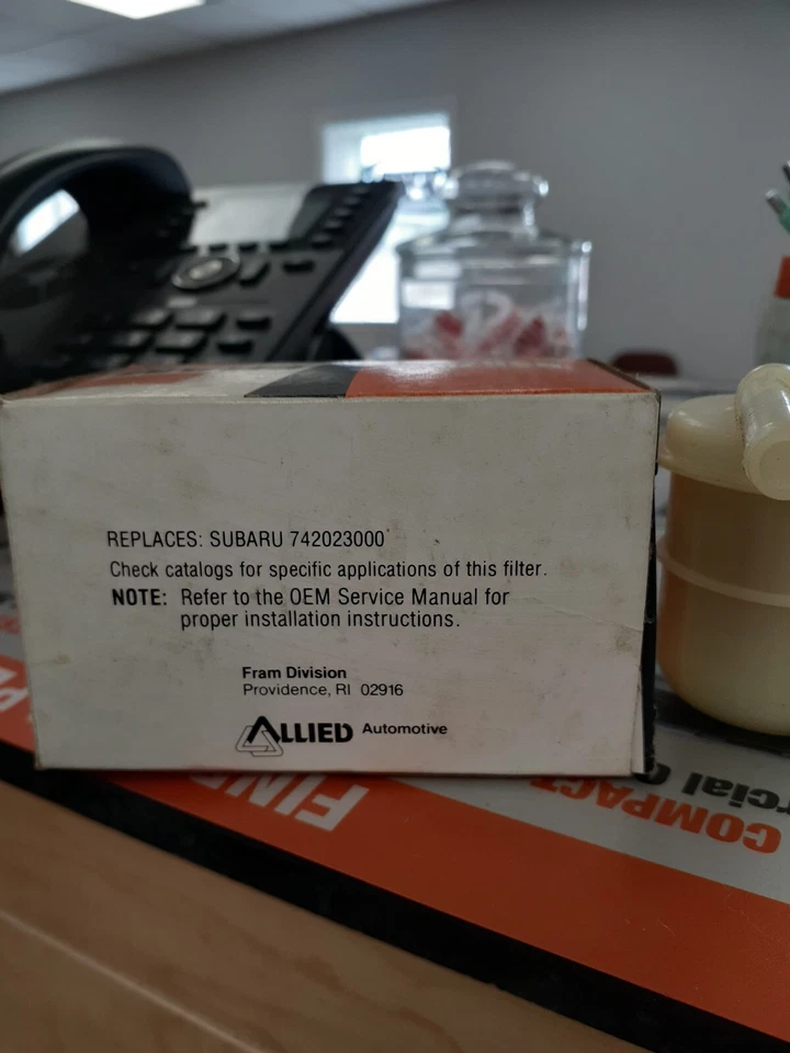 Filtro de combustible Fram G3875 80-85 camioneta Nissan 720 Foto 3 de 3