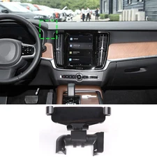 Center Console Dashboard Cell Phone Bracket Holder For Volvo S60-V60 16-23 B)