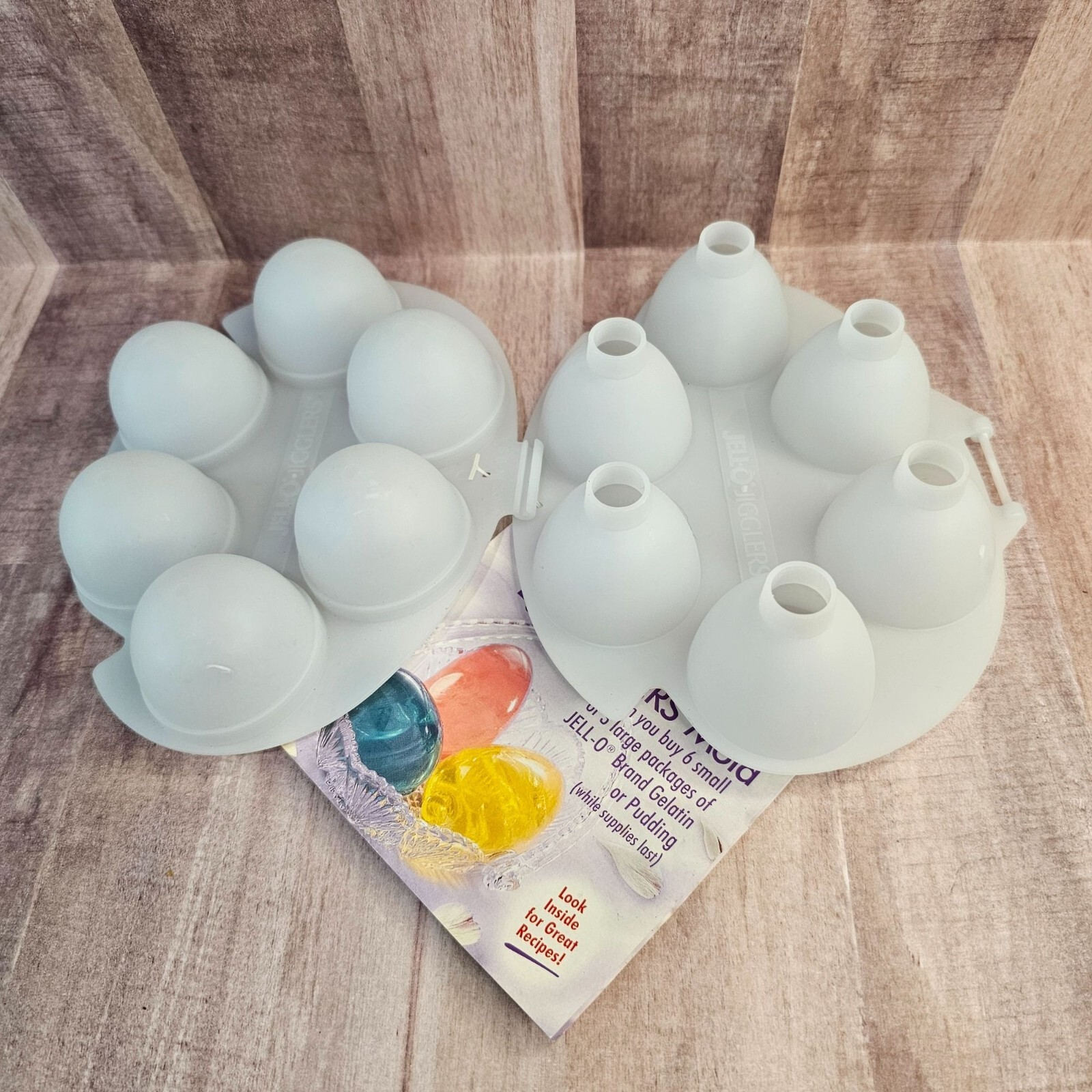 Jello Jigglers Egg Molds Easter Smooth NWT Blue Smooth eBay