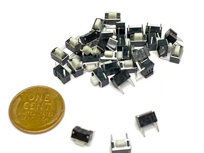 25 PCS  3x6x5mm Micro Switch Tact Tactile Push DIP Button Momentary 2Pin SMD