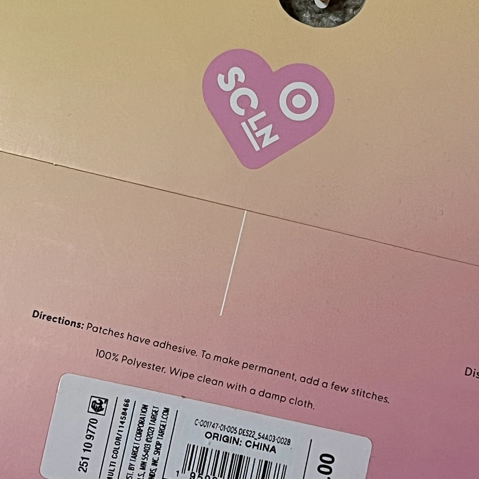 Stoney Clover Lane X Target Travel Patch Stickers Pastel Rainbow Glitter Letters - Image 3 of 3