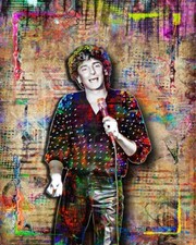 Barry Manilow 8x10in Poster, Barry Manilow Artwork Pop Art Free Shipping US