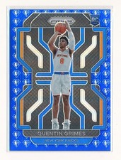 QUENTIN GRIMES 2021-22 PANINI PRIZM PRIZMS NBA 75TH ANNIVERSARY RC *76ERS*
