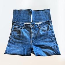 Pilcro and the Letterpress Light Wash Denim High Rise Flare Jeans Women's Sz 31