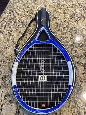 Wilson N Code N4 OS Tennis Racket 111 Head 27.5  Length  Grip 4 1/8