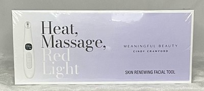 Meaningful Beauty Skin Renewing Facial Tool Heat Massage Red Light ''New/Sealed*