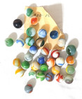 Lot of 33 Vintage Antique Glass Marbles Akro Agate Peltier Swirl Mixed Estate — photo 3