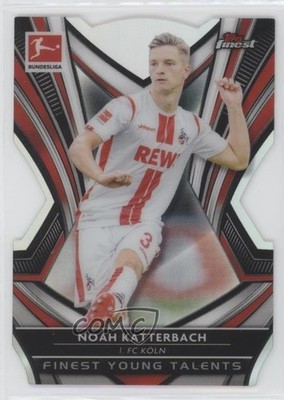 2020 Topps Finest Bundesliga Young Talents Die-Cuts Noah Katterbach #FYT-NK 5ya
