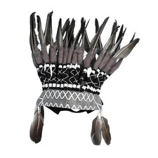 Indian Hat Feather Headdress Decoration Headband for Cosplay Halloween Carnival