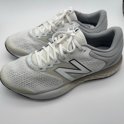 New Balance 520v7 White Gray Running Shoes Men's 14 4E Extra Wide M520RW7