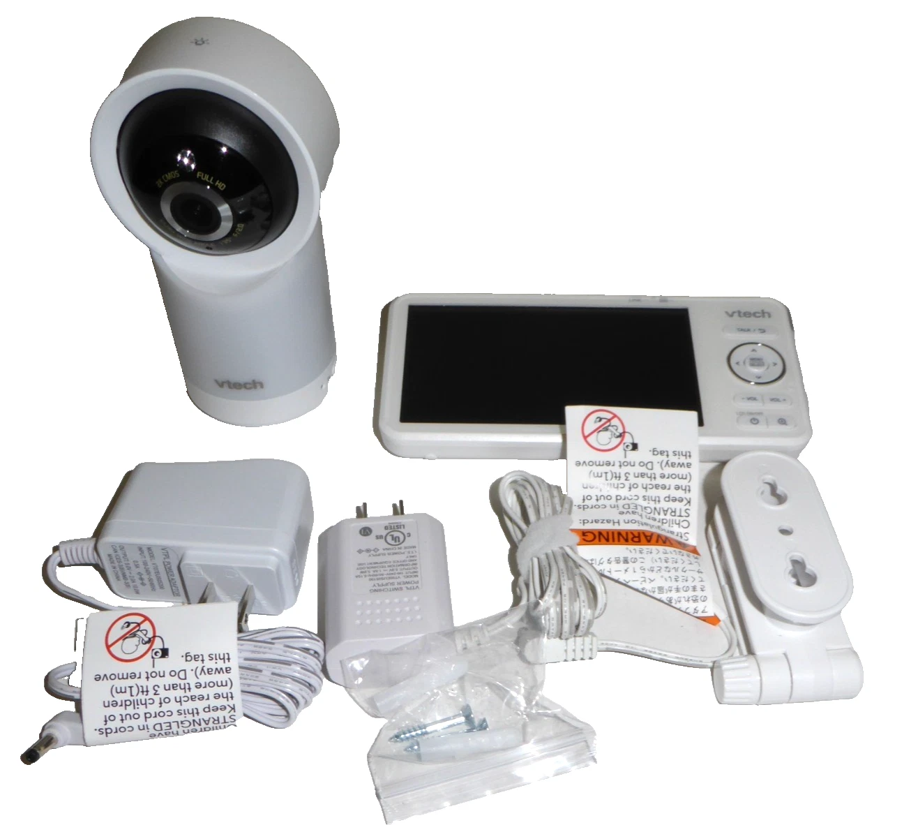 VTech RM5866HD 5" Smart Wi-Fi 1080p Pan and Tilt Monitor in brown box
Opens in a new window or tab