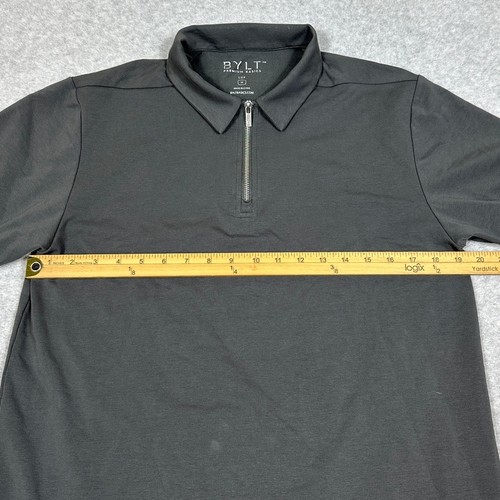 Polo BYLT para hombre talla M Lux cremallera gris carbón - Imagen 5 de 6