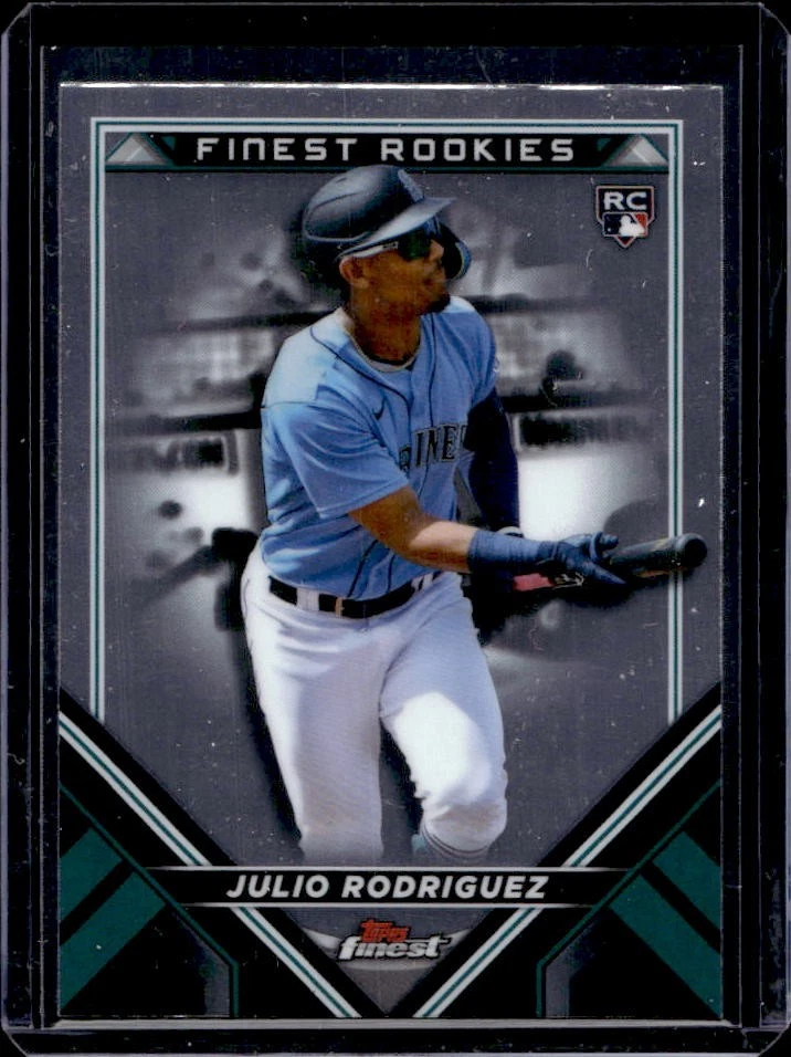 2022 Topps Finest Julio Rodriguez Rookies RC Design Variation #FRD-JR