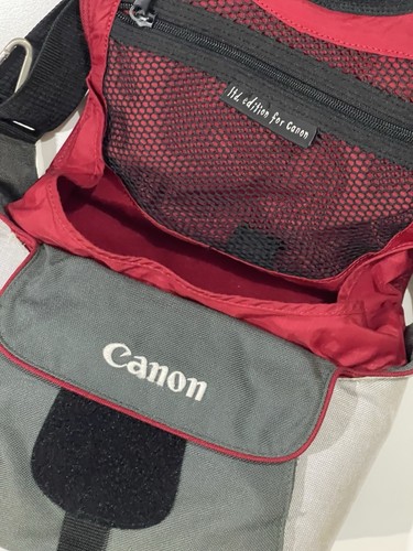 Crumpler & Canon Shoulder Camera Bag Red/Grey for DSLR & Lens Cross Body - Picture 3 of 9