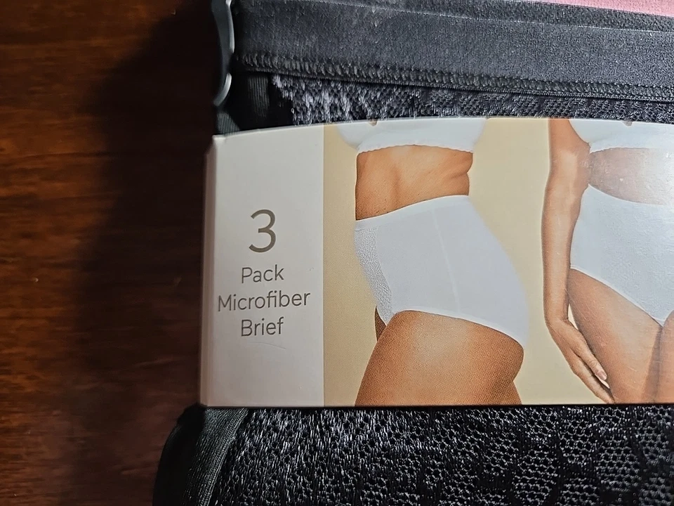Ropa interior para mujer Warner's de microfibra cintura alta 3pk 3XL Foto 3 de 4