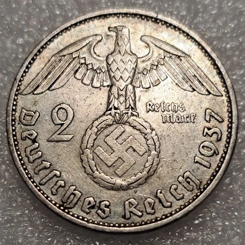 1937 Germany 2 Reichsmark — photo from another recent sale