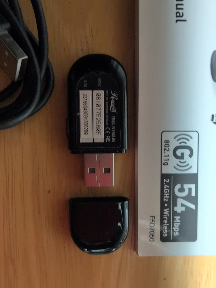 Belkin G 300 Mbps Wireless USB Network Adapter RNX-N180UB - Image 2 of 3