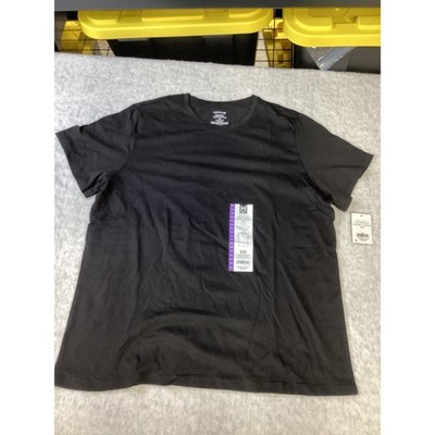 Member's Mark Womens Essential Crewneck Short Sleeve Tee Black XXL NWT
