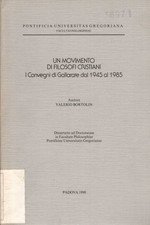 Un movimento di filosofi cristiani - Valerio Bortolin [1990]