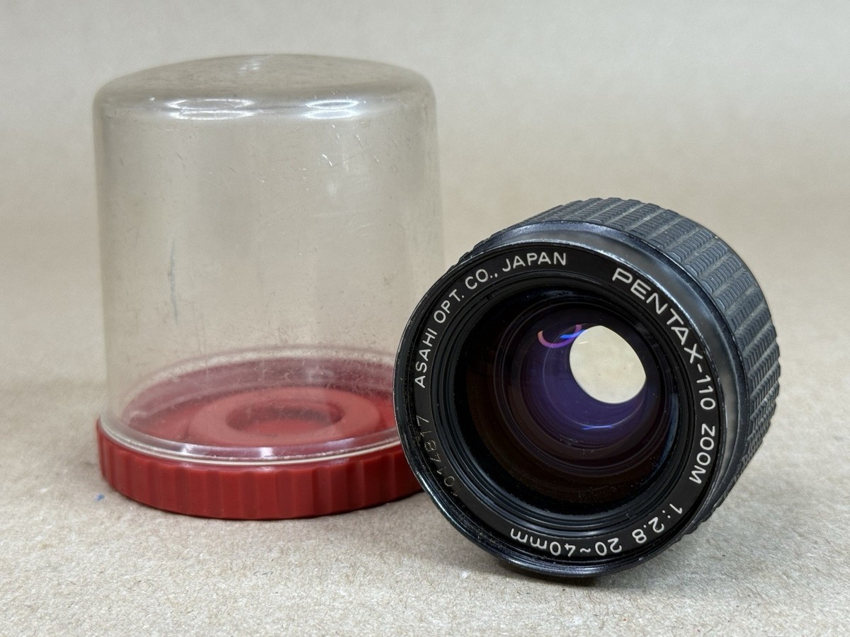 Asahi Pentax-110 Zoom 20-40mm F/2.8 MF Lens Auto 110 W/ Bubble