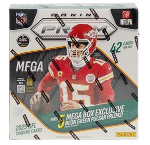 2025 Panini Prizm Football Trading Card Factory Sealed Mega Box