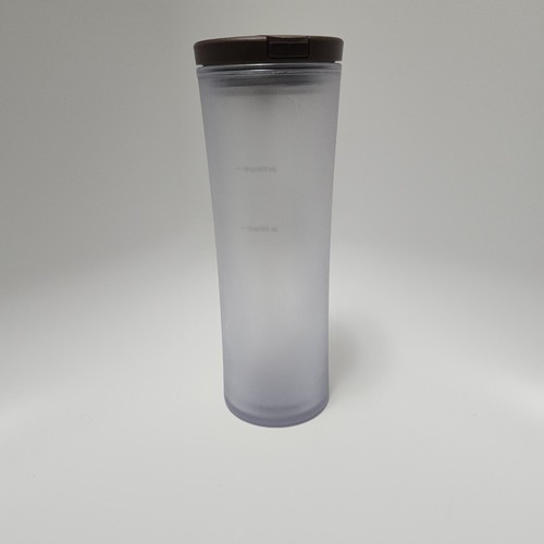 2010 Starbucks Via Tumbler 20oz White Frosted Plastic - Bild 3 von 10
