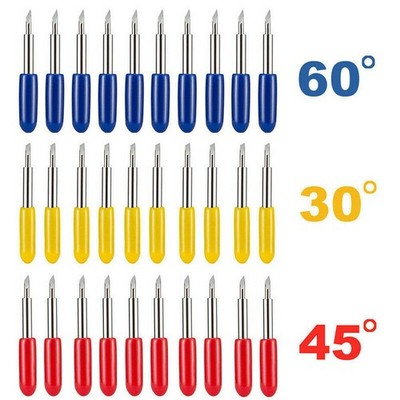 50Pcs 30°/45°/60° Roland Cutting Plotter Vinyl Cutter Blade Knife Blades Tool