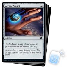 ARCANE SIGNET X4 Adventures In The Forgotten Realms: Commander Magic MTG CARD