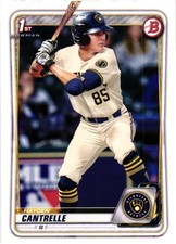 2020 Bowman Draft HUGE LOT (28) 1st Bowman Hayden Cantrelle #BD-173 Brewers
