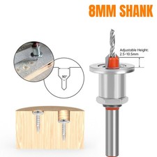 New 8mm Shank HSS Countersink Drill Bit Woodworking Router Bit Set Milling Cutte