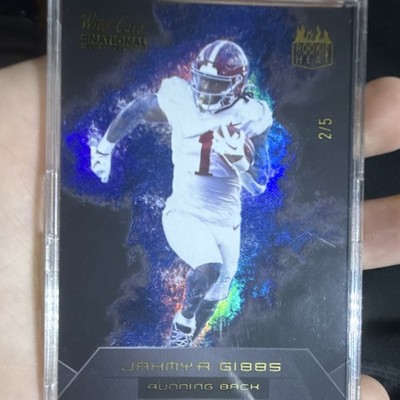 Wild Card 2023 Rookie Heat Jahmyr Gibbs RHN-17 Serial #/5 Football Card
