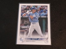 2022 Topps #660 BOBBY WITT JR. RC Rookie Image Variation Batting! ROYALS!