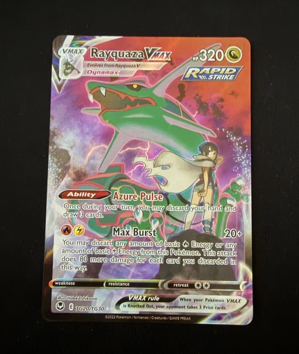 Rayquaza VMAX Pokémon TCG Cards for sale | eBay