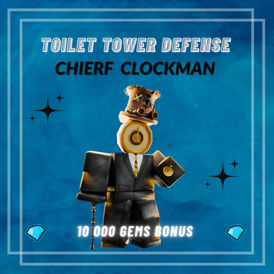 ~  Chief Clockman ~ | Toilet Tower Defense | TTD | ️   Fast Delivery ️  
