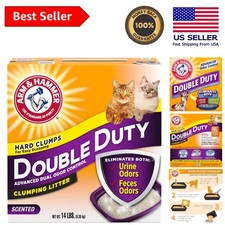 Clumping Double Duty Litter, 14 lbs - Fresh Scent  7-Day Odor Guarantee