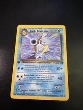 Pokémon Team Rocket Dark Blastoise 20/82 Non Holo Rare 1st Edition Vintage WOTC