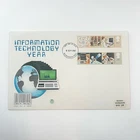 GB Information Technology Year Manchester 1982 Dawn First Day Cover with insert