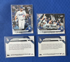 2025 Topps Now CLAYTON KERSHAW World Series 905 Last Career Game 927 Final Card