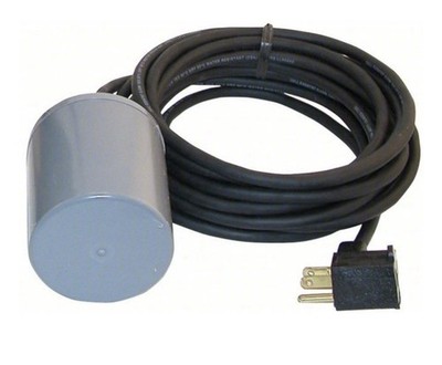 Zoeller 10-0032 Float Switch, 115 VAC, 15 A, 15 Ft Cord, Pump Duty, Tether Float