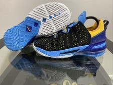 Nike LeBron 18 Minneapolis Lakers (GS) Youth Shoes CW2760-006 Size US 6.5Y